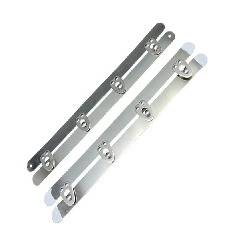 50Pairs Corset Busks with SILVER Clasps White Plastic Coated Spring Stainless Steel