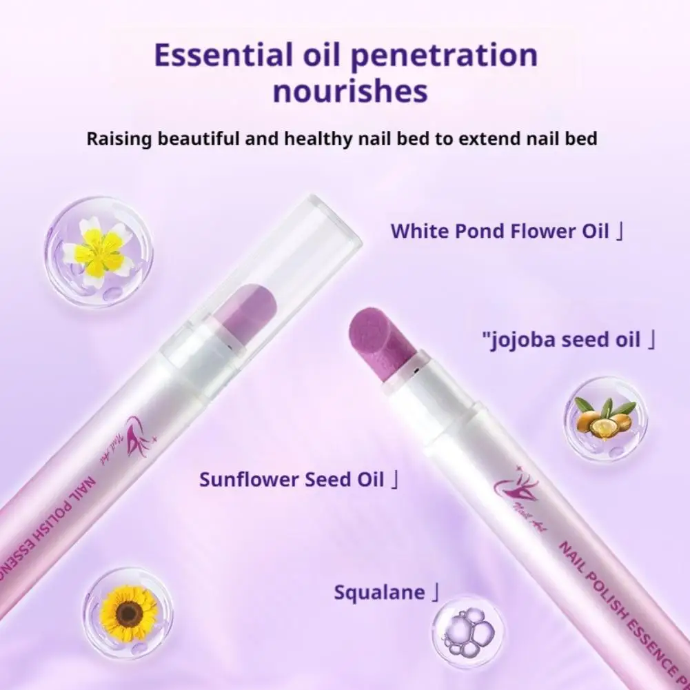 Stylo à huile pour cuticules 3 en 1, nourrissant, réparer les ongles, prévient la casse, Portable pour tous les ongles, entretien quotidien, Absorption rapide, améliore les soins