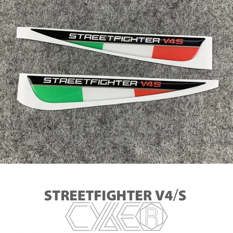 STREEETFIGHTER V4S V4 Street Fighter Under The Fixed Wind Wing Sticker Wind Blade Three-dimensional Sticker For DUCATI DECALS