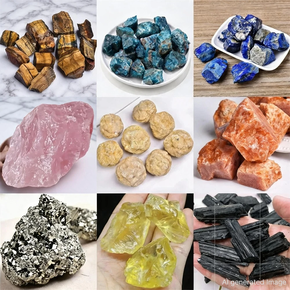 Natürlicher Kristallquarz Mineralien Exemplar Rosa Amethyst Rosenquarz Unregelmäßiger Rohstein Rohstein Reiki-Heilung Heimdekoration 2028