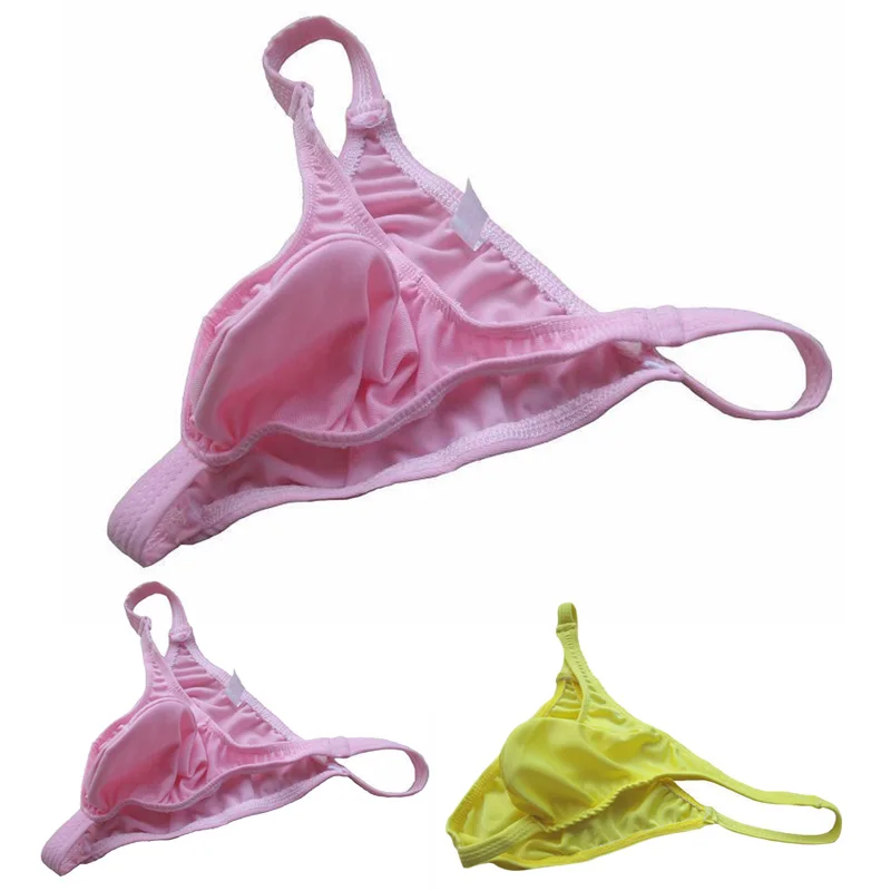 

Men's Sexy Bulge Pouch Panties Low Waist Bikini Lingerie Underwear Sissy Erotic Thong Brief Underpant