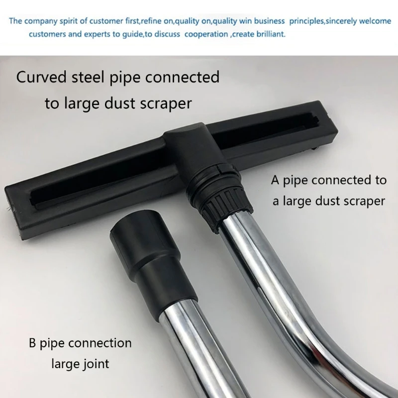 Аксессуары для изогнутых трубок из нержавеющей стали для 30л, 50л, 60л, 70л, 80л, 90л, промышленных пылесосов, удлинительные