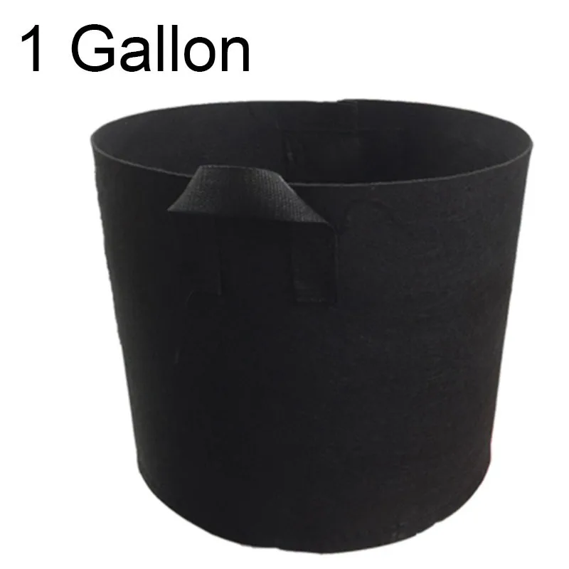 1Gal 18x15cm Flower grow bags pots growing plant bag garden tools gardening cultivation Non-Woven fabric Q1 for vegetable c1