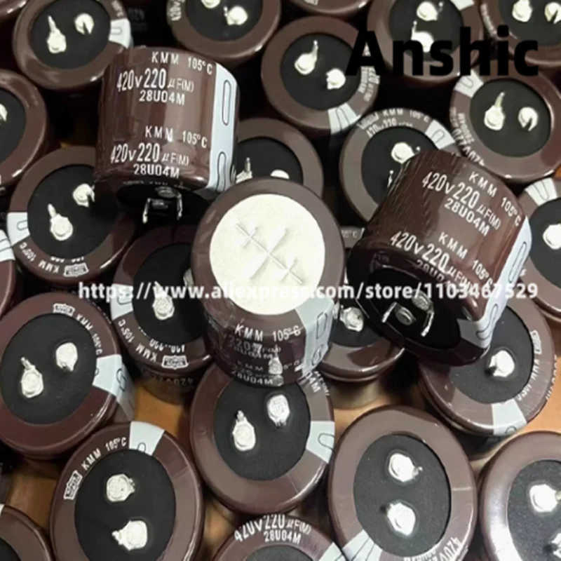 2PCS 420V Audio Electrolytic Capacitor 100UF 150UF 180UF 220UF 270UF 330UF 390UF 470UF 560UF 680UF 22*25 22*35 25*50 35*50