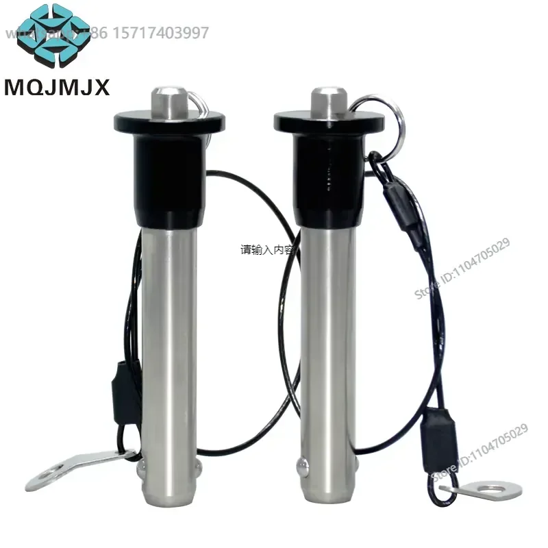 2pcs Ball head locking pin linear array audio pin handle quick release pin with rope
