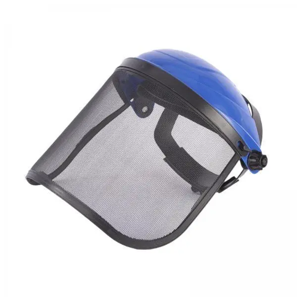Weed Whacking Face Shield Adjustable Mesh Full Face Protector Safety Face Protection Shield for Garden Mowing Trimming Logging