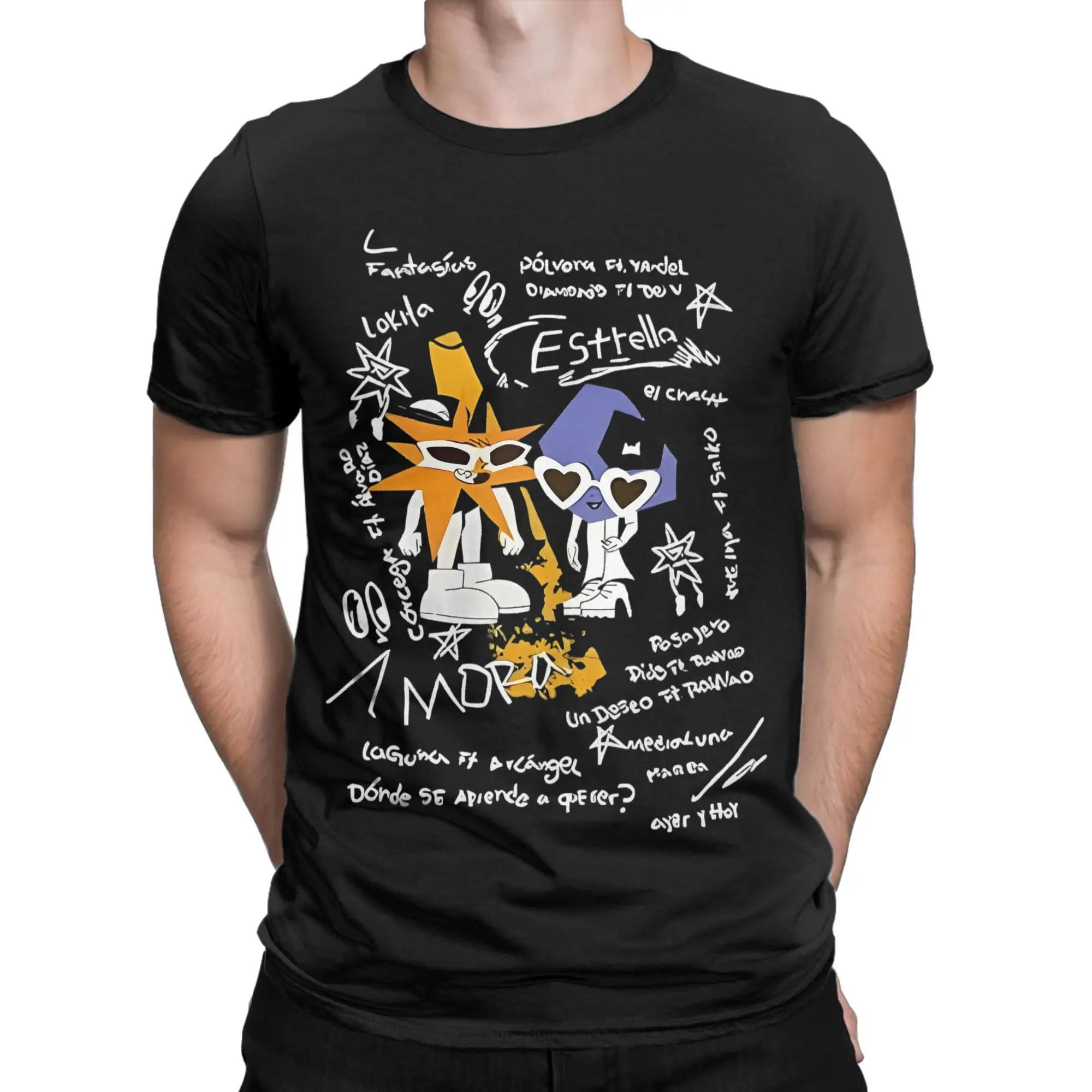 

Men Women Graphic Printed MORA MICRODOSIS Album Tee T Shirt Pure Cotton T-shirts Clothing