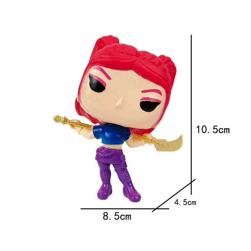 B NEUE Kpop Dämon Hunters Figur Cartoon Kawaii Tiger Rumi Mira Zoey Action Figure PVC Schreibtisch Dekoration Modell Puppe Spielzeug Kinder Geschenk