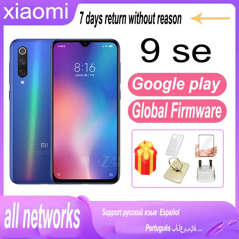 Xiaomi-smartphone Rom Global Celular Android Snapdragon 712 48 mp Mais 20mp Impressão Digital se Original