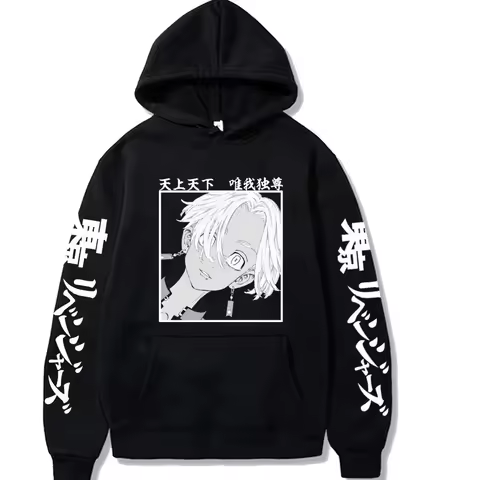 Fashion Winter Men Women Cartoon Sweatshirts Tokyo Revengers Izana Kurokawa Manga Anime Harajuku Hoodies Long Sleeve Streetwear