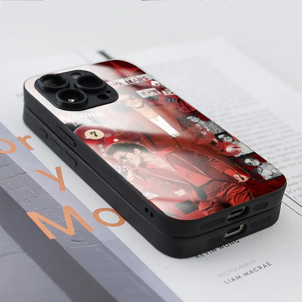 Cool pop B-Bruno singer poster Phone Case For iPhone17 Air 16 e 15 14 13 12 11 Plus Mini Pro Max Glass Magnetic Case view 2