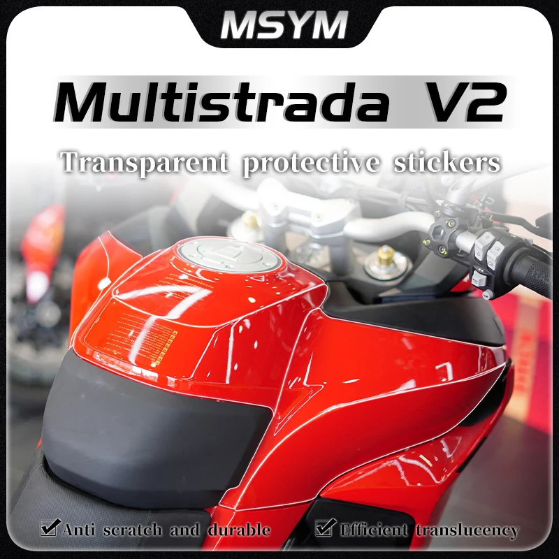 

For Ducati Multistrada V2 MultistradaV 2 2022 Fuel tank film invisible car cover protective sticker modified parts accessories