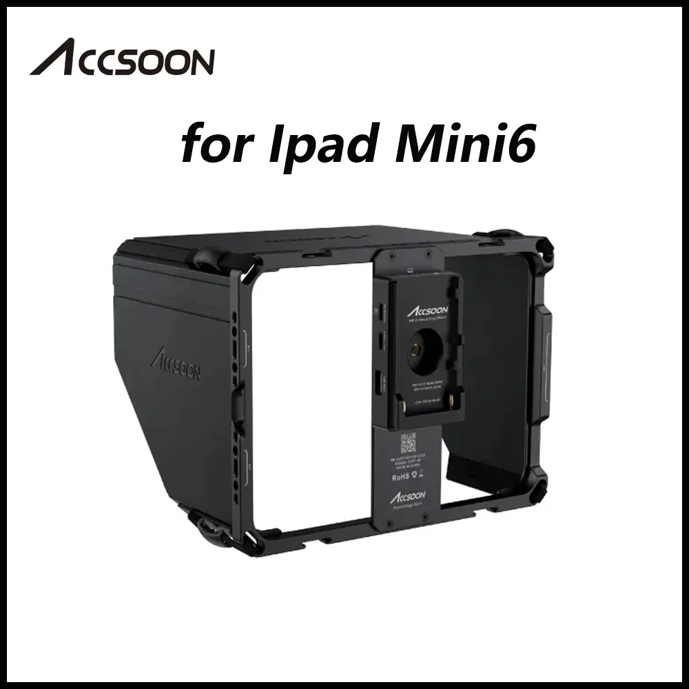 Accsoon CEPC-05 Power Cage For Ipad Mini6 8.3inch Handheld Power Protection Kit With Sunhood NPF Battery Buckle Charging