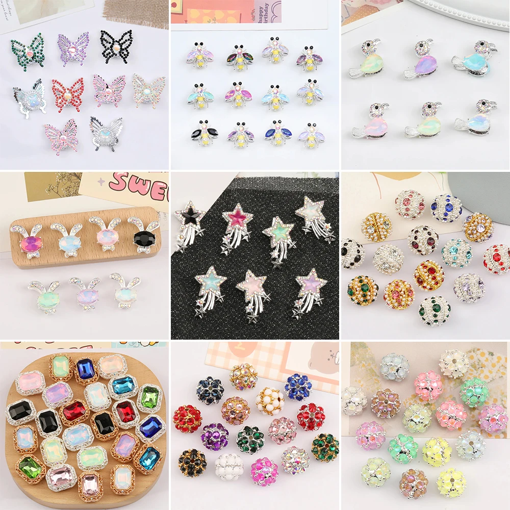 

Сердечный дизайн 30 шт. DIY необычные бусины/круглая форма/ручная работа/бусины из сплава/металлические бусины со стразами/фурнитура и компоненты для ювелирных изделий