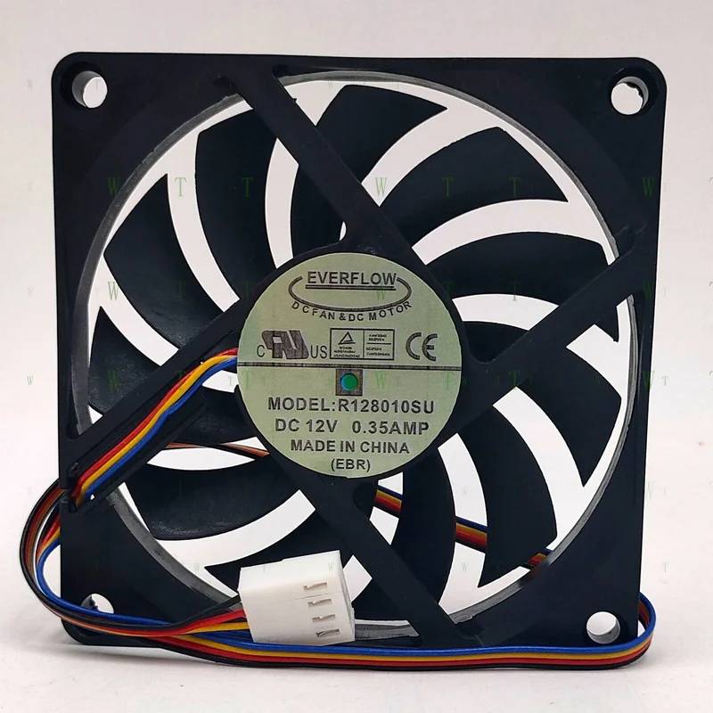 

H 1 pcs FOR EVERFLOW R128010SU 12V 0.35A 8010 Ultra-thin high-volume cooling fan