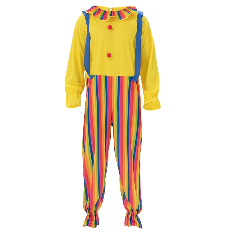 Adult Circus Clown Cosplay Stage Performance Costumes Halloween birthday celebration Carnival circus performance costumes