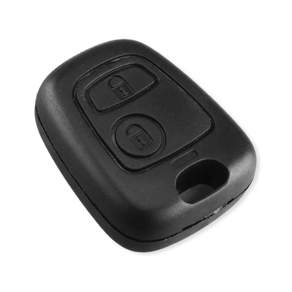 KEYYOU No Blade 2BT Remote Car Key Fob Shell for Citroen C1 C2 C3 C4 Saxo Picasso Xsara Picasso For Peugeot 206 306 307 107 207