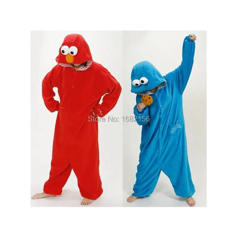 DY20Kigurumi جديد الفانيلا الكبار كوكي الوحش منامة Disfraces للجنسين ملابس النوم ملابس خاصة منامة الحيوان Onesie25