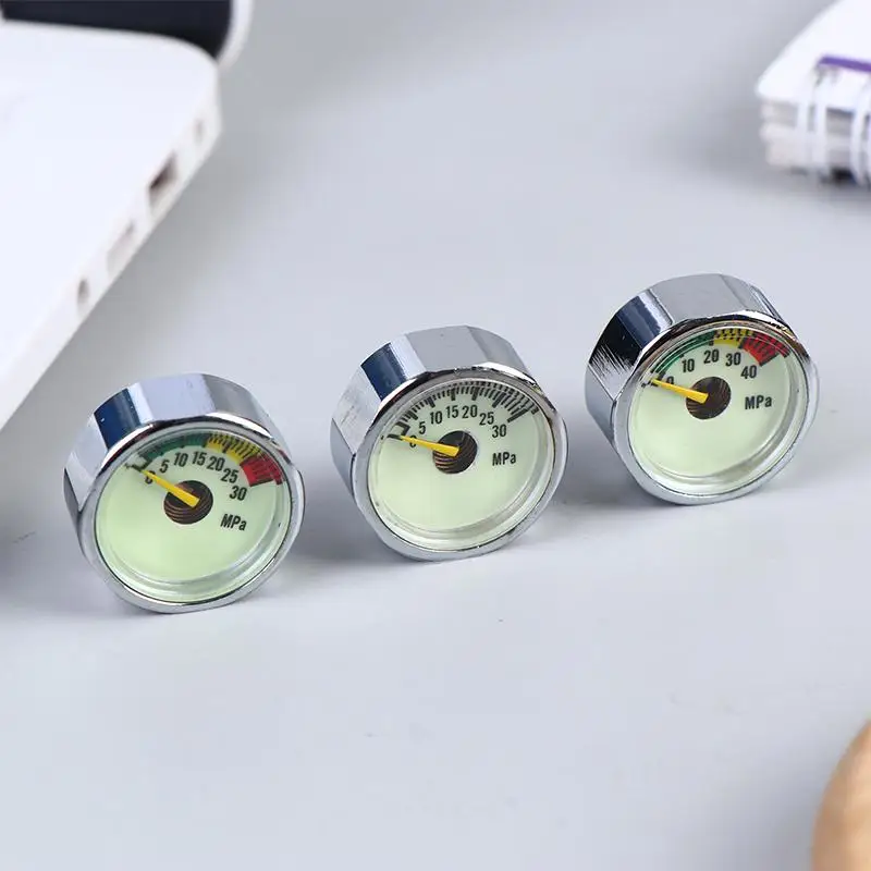 Mini Pressure Gauge M8 Micro Pressure Gauge Manometer for Air Bottle 5 10 20 30 35 40Mpa Accurate Measurement Scenarios