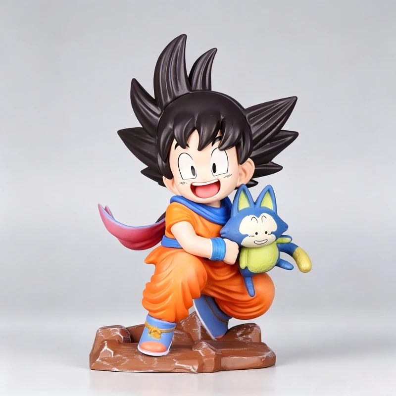 

Dragon Ball Q Version Son Goku Cartoon Cute Figure Model Kawaii 2D Doll Car Office Ornament Toy Animation Peripheral Wholesale