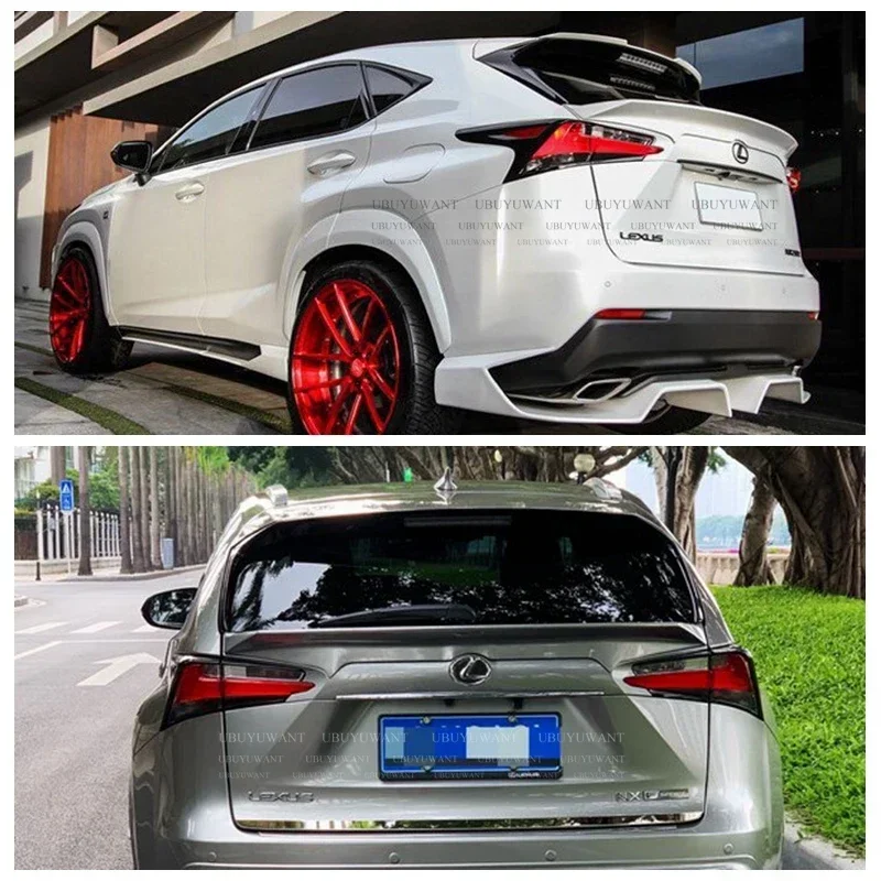 

UBUYUWANT For lexus NX200 NX200T NX300 spoiler High Quality ABS Material Car Rear Wing Rear Spoiler for LEXUS NX 2015-2020