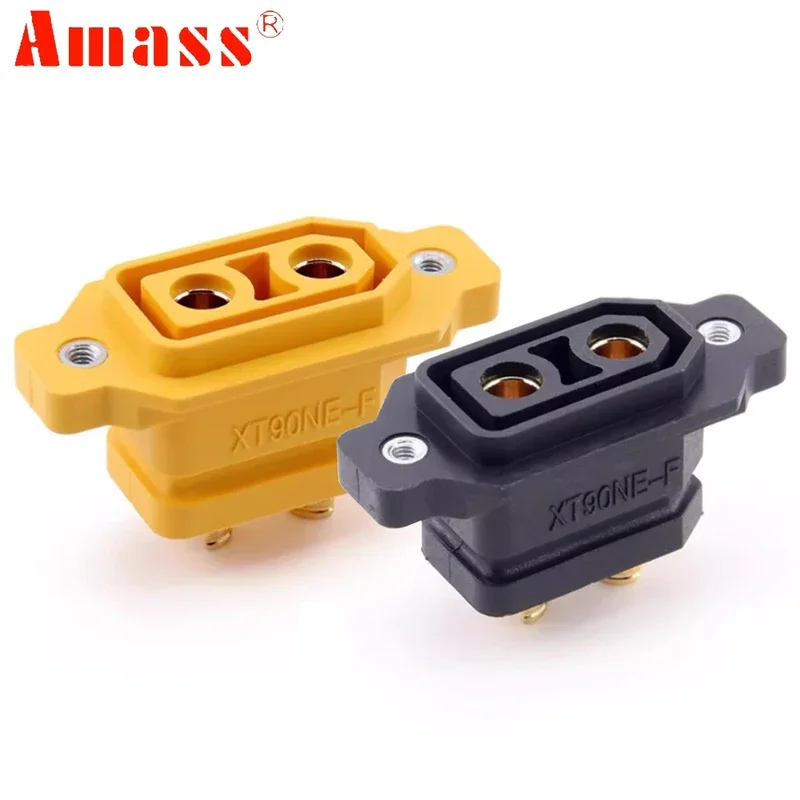 

5pcs AMASS XT90 XT90NE-F XT90NE DC500V 30A Female Plug Battery Connector M2.5 Screwnut For RC Aircraft Car Airplane Boat Parts