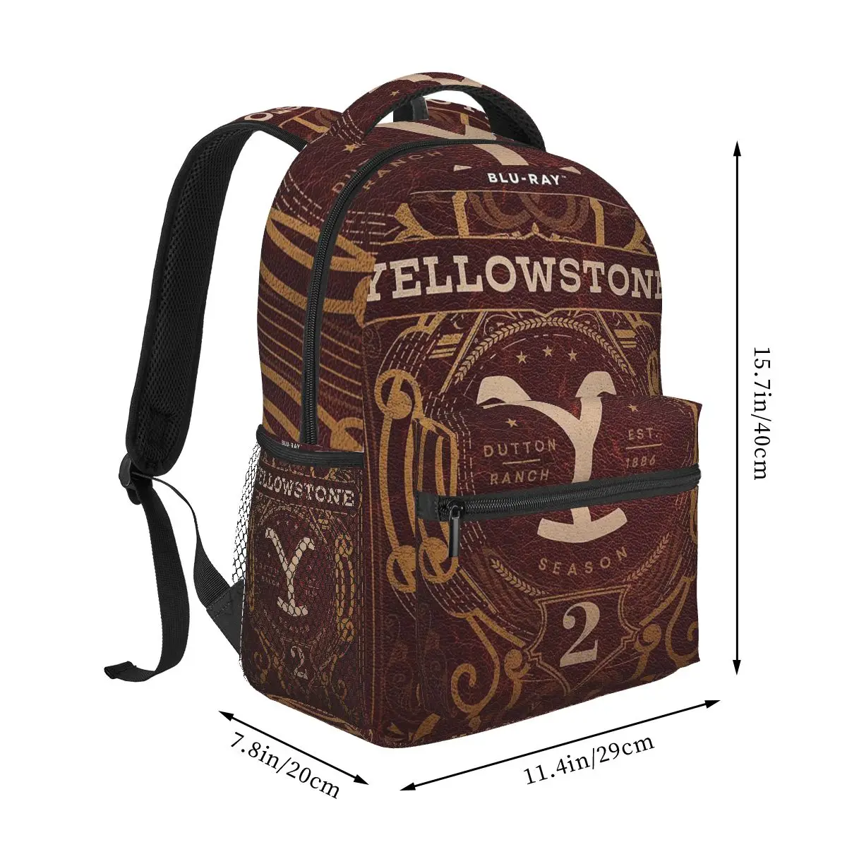You Need A Ride To The Train Station Yellowstone Backpack Student Boys Girls BookBag School Bag Shoulder Bags for Men Women
