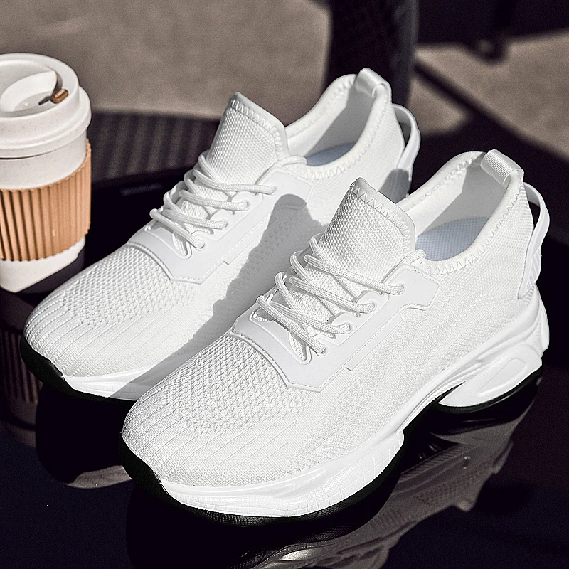 

Lightweight Oxygen Absorbing Couple Height Increasing Mesh Casual Shoes Lightweight Breathable Suitable for Walking Running