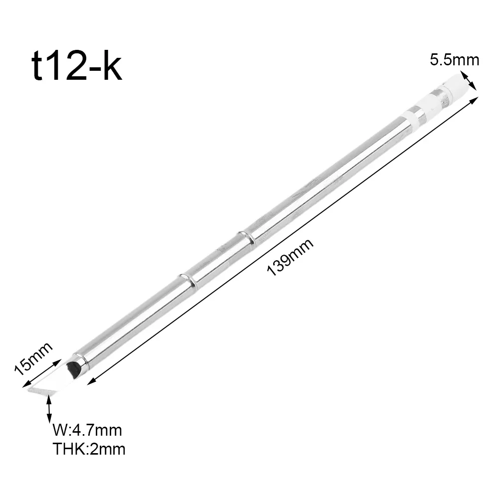 1pc T12 Series Soldering Iron Tips T12K KF KL KR KW J02 JL02 JS02 Welding Head For-9501 HAKKO912 FM-2027 2028 Handle