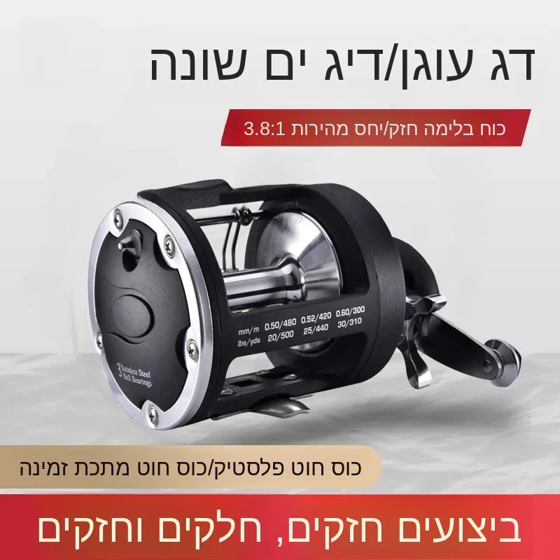 kemeilong-full-metal-drum-reel-sea-anchor-drag-unisex-swimming-goggles-for-fitness-and-sports-swimming-equipment
