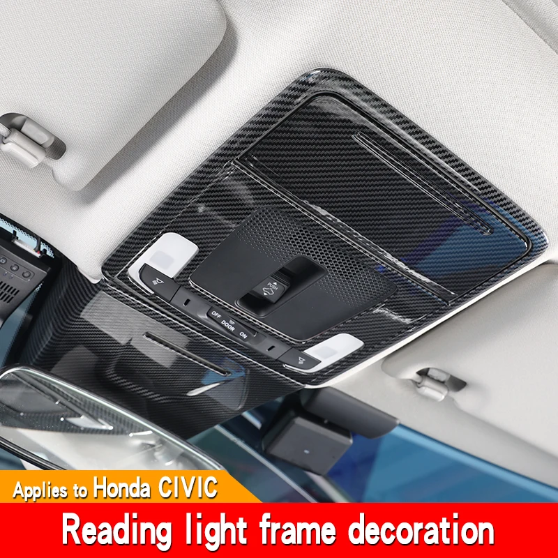 Automobile front and rear row reading lamp decorative panel is suitable for the 11th generation Honda Civic interior accessories