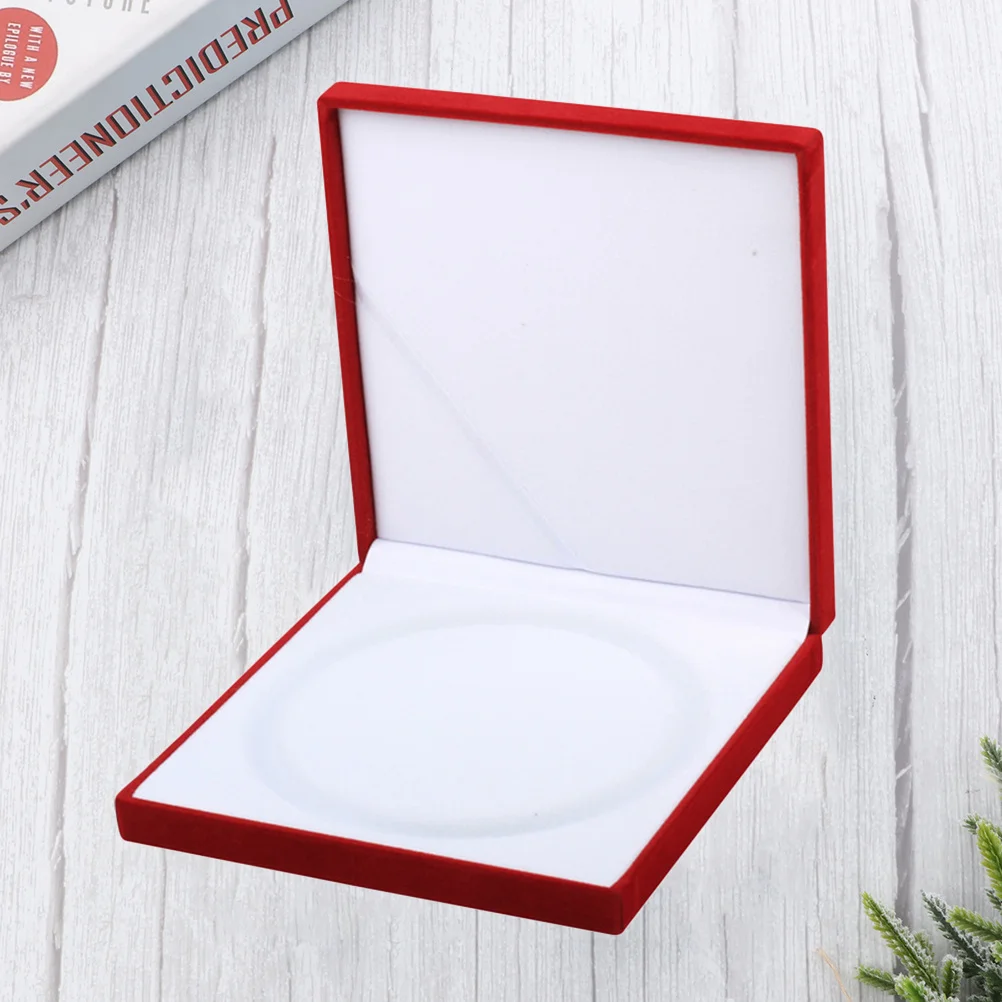 Jewelry Packaging Gift Box Necklace Storage Case For Women Ring Holder Flocking Jewelry Box
