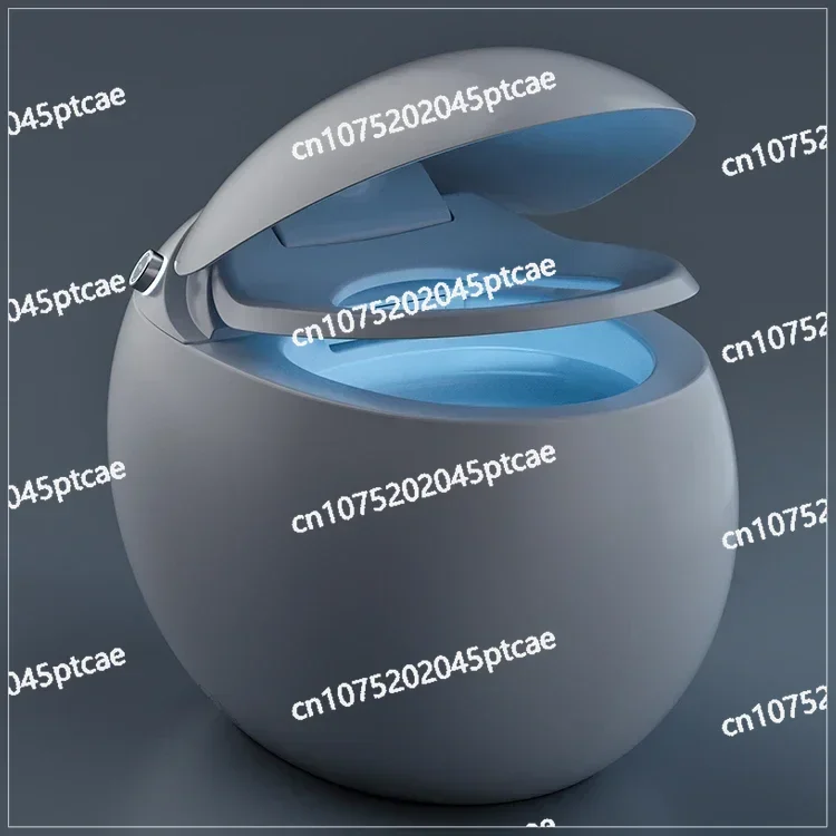 Modern Round Egg Shape Electric Closestool Heated Seat Automatic Intelligent Toilet Bowl Egg Shape Bathroom Smart Toilet