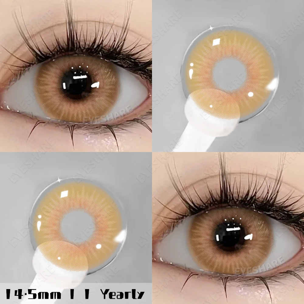 EYESHARE New Fashion Color Contact Lenses for Eyes Cosplay Blue Eyes Contacts Lenses Makeup Green Eyes Lenses Yearly 2pcs/pair