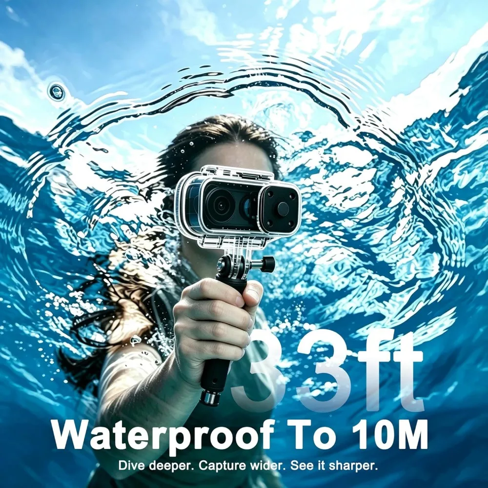 Outdoor Sport 4K Mini Wearable Body Camera Magnetic Thumb Size Action Cam Stabilization Audio/Video Recording Action Camera Gift