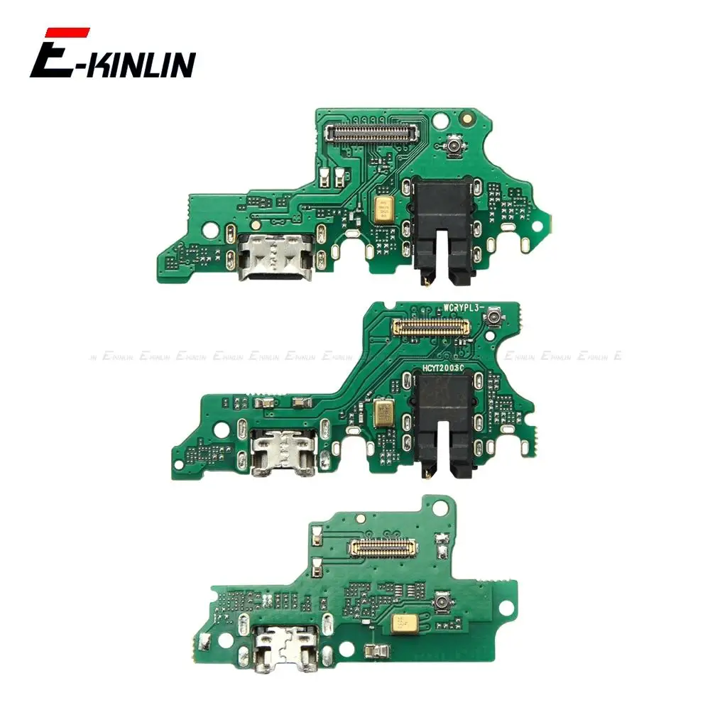 Charger USB Dock Charging Dock Port Board With Mic Microphone Flex Cable For HuaWei Honor 8S 9C 9A 9S 9X Pro Premium 10X Lite