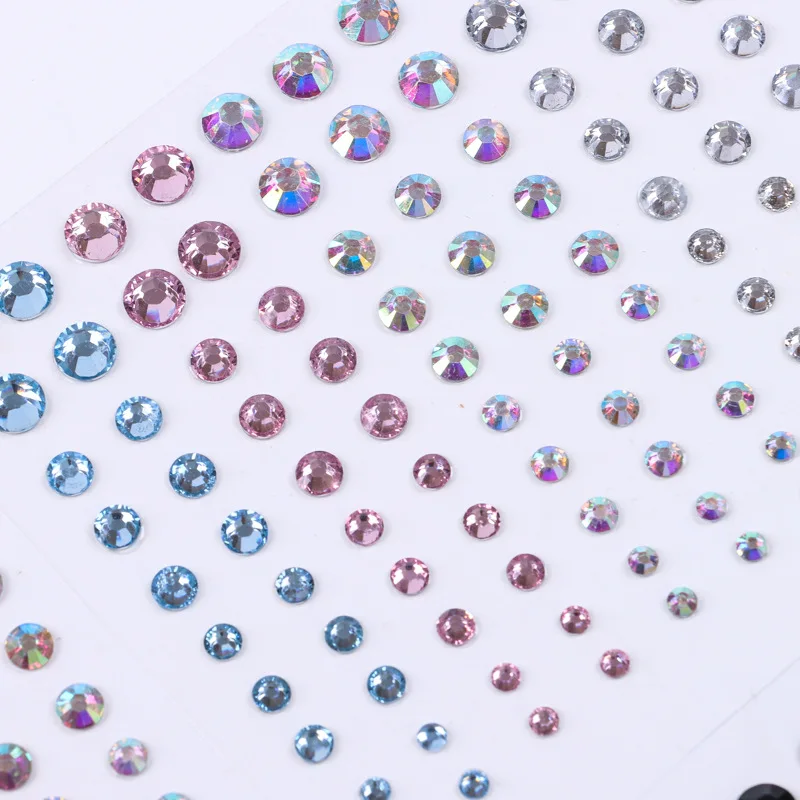 

Высококачественный шарик для макияжа, лицо, глазный хвост, центр бровей, кристалл, акрил, стразы, наклейка для переодевания