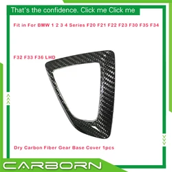 12-18 For BMW 1 2 3 4 Series F20 F21 F22 F23 F30 F35 F34 F32 F33 F36 Real Carbon Gear Base Cover Surround Caps LHD/RHD