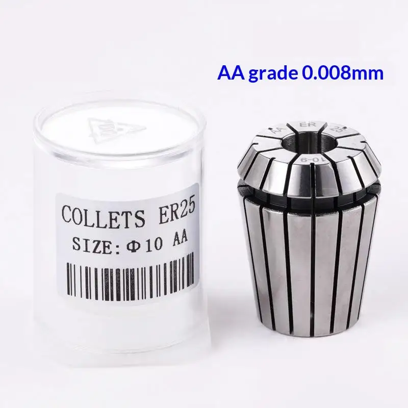 ER11 ER16 ER Spring Collet Chuck Wear‑resistant 0.005mm Accuracy 0.008mm For CNC Milling Tool Holder Engraving Machine Spindle