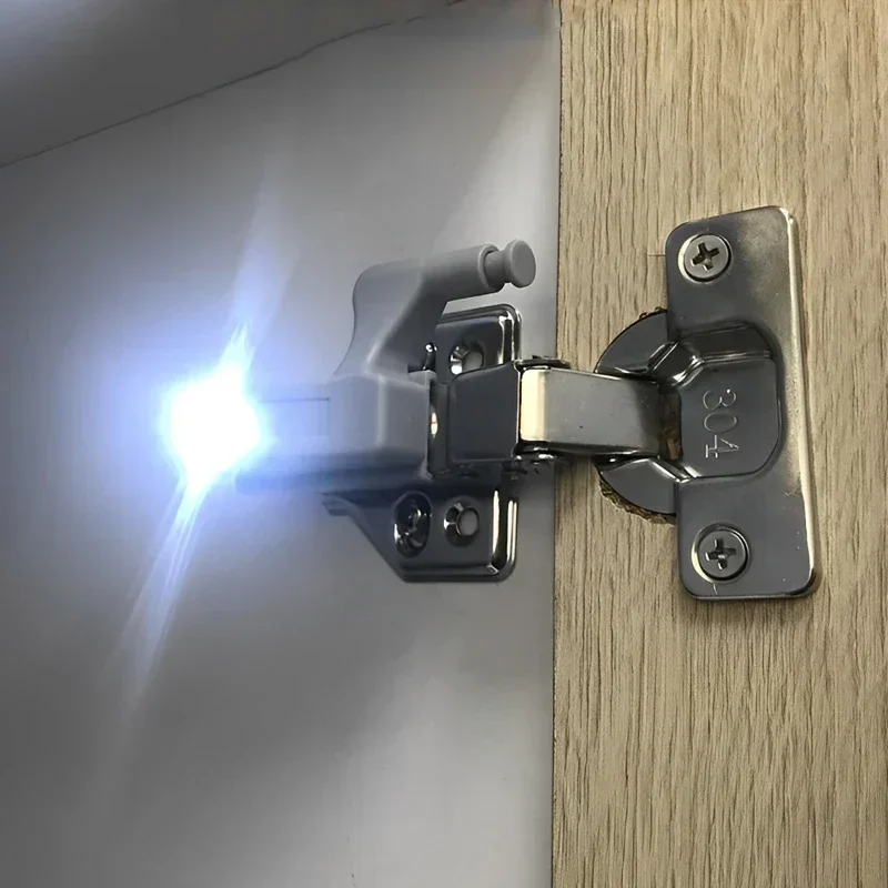 10/1PCS Sotto La Luce Dell'armadio HA CONDOTTO LA Lampada Cerniera Interna Universale Armadio Porta Dell'armadio Sensore Luce Camera Da Letto Cucina Armadio Lampada Da Notte