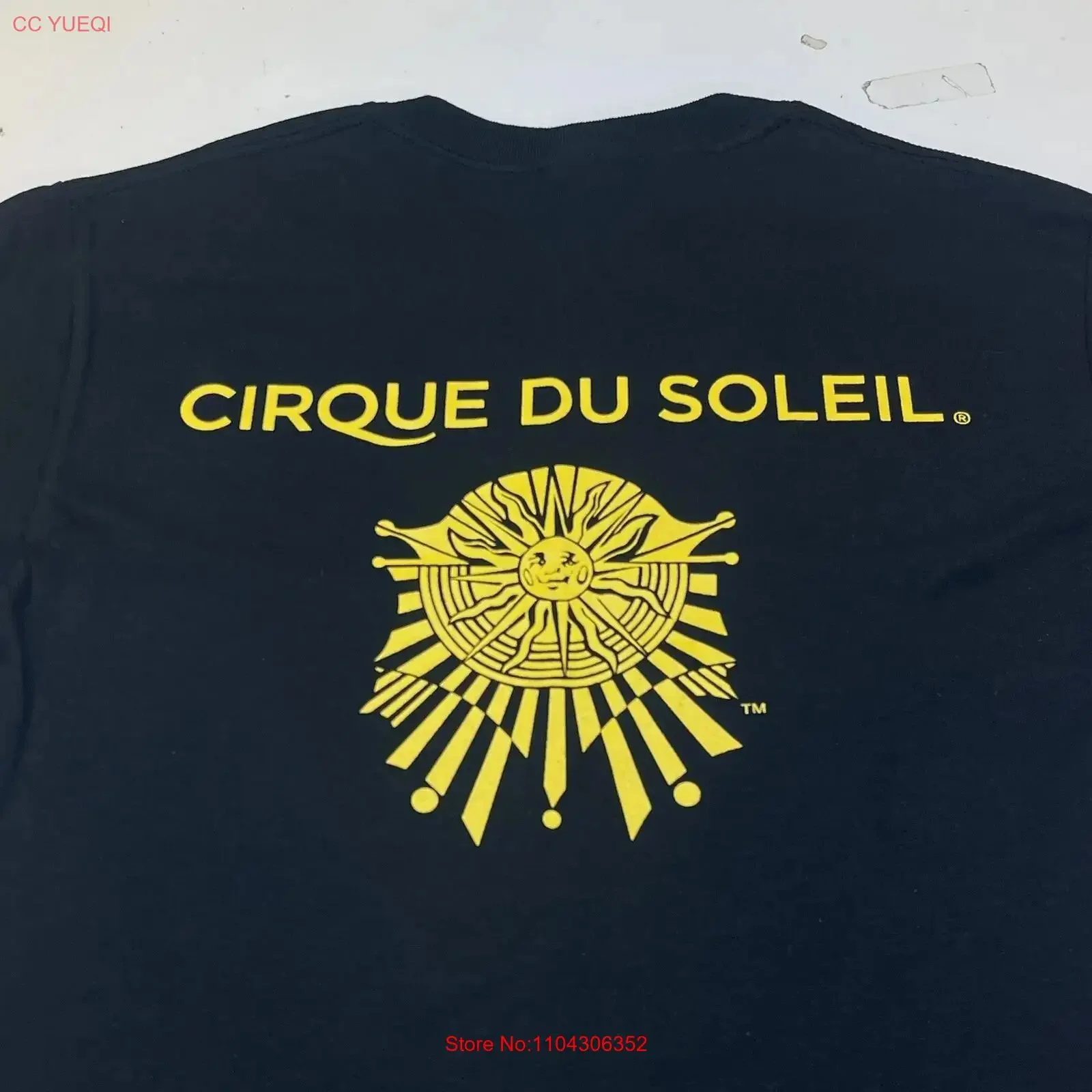 CIRQUE DU SOLEIL Performer Crew Staff Employee T SHIRT Mens S show circus black