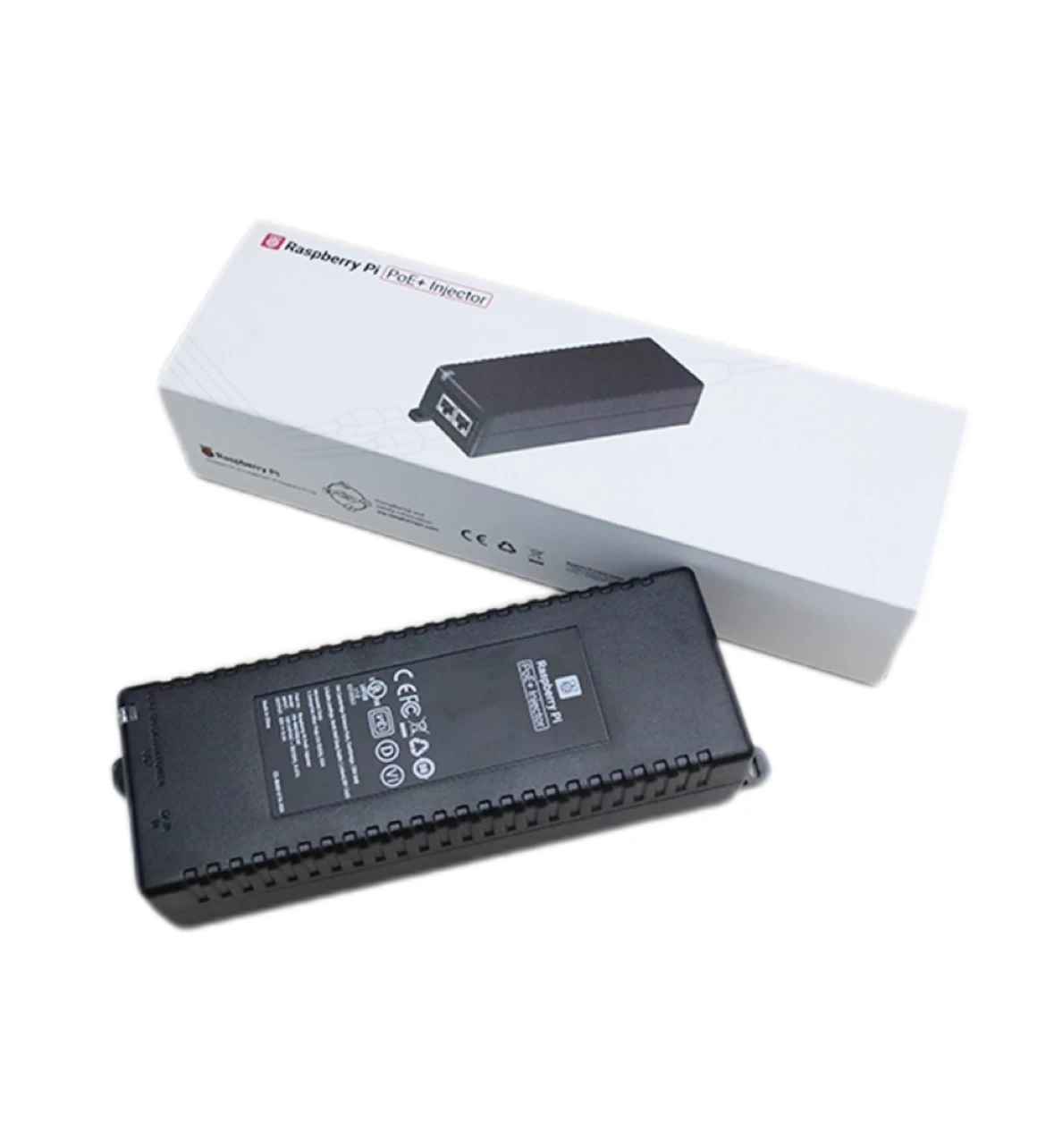 30W Raspberry Pi POE+ Injector Gigabit Network Pass Through 10/100/1000 Mbps Power Supply Adapter