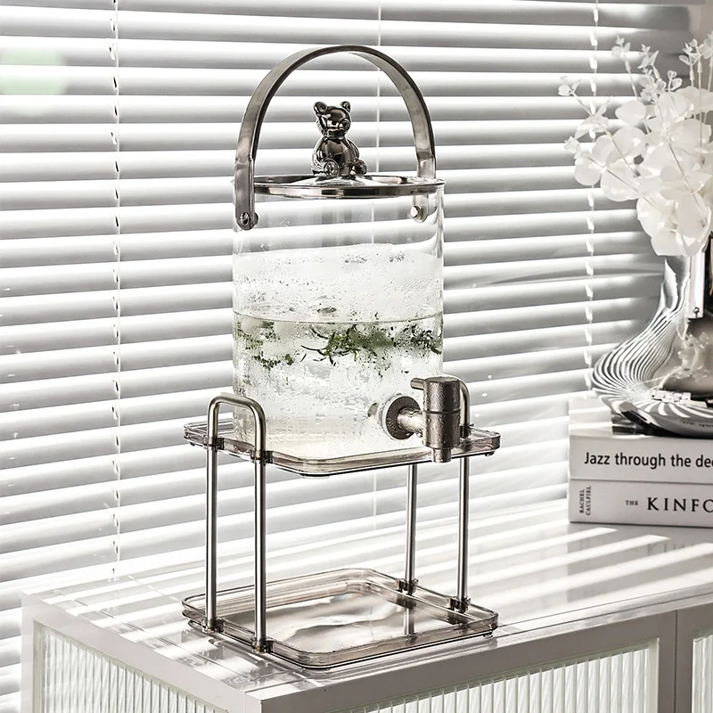 Glass cold kettle with faucet kettle large capacity household