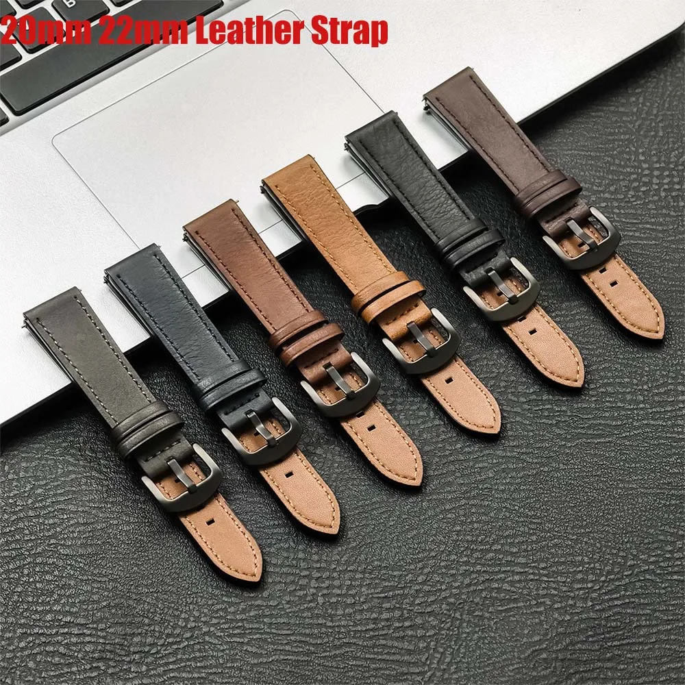 20 22Mm Leather Str… - image