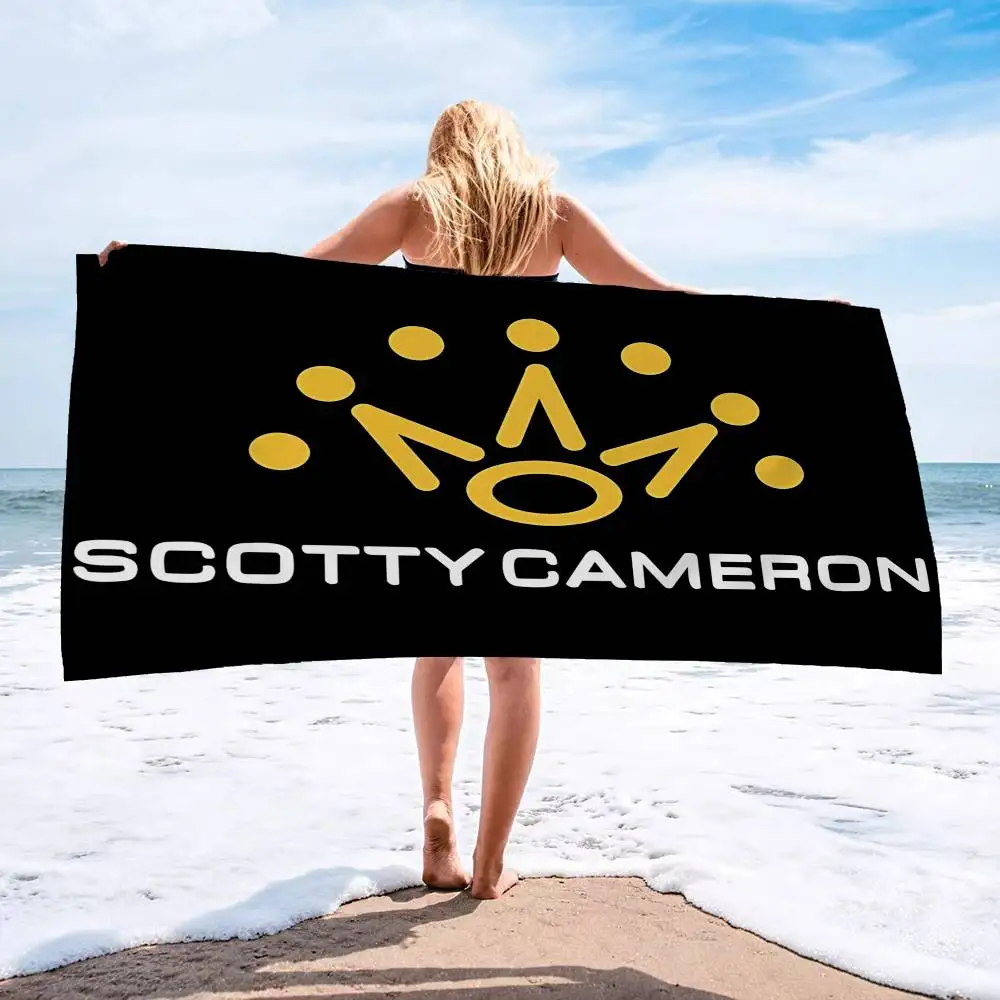 S-Scotty C-Cameron Microfiber Blanket Quick Drying Beach Towels Oversized Printing Super Absorbent Pool Towel Blanket
