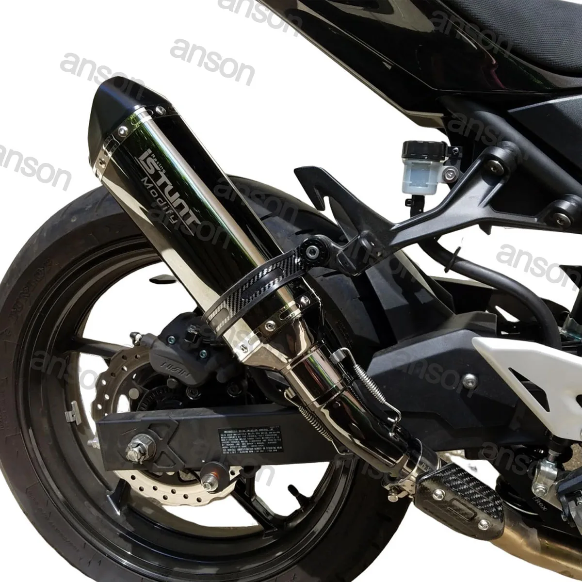 Ninja 500 Exhaust System Muffler Pipe for KAWASAKI Z400 NINJA 400 EX400 2017-2024