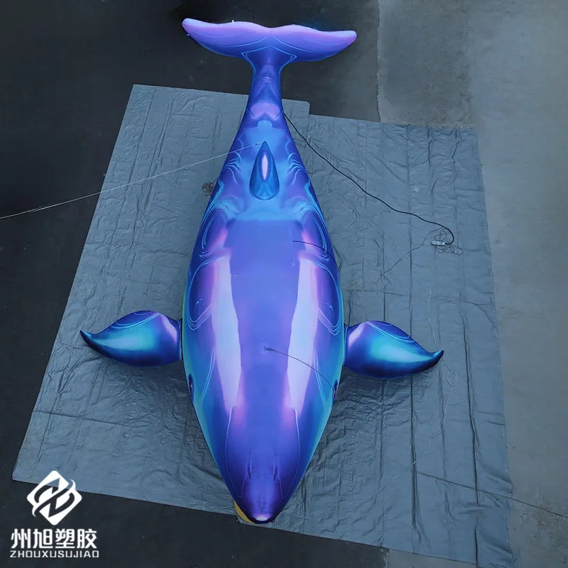 Inflatable blue whale, used as - Aquarium Blue Marine 评论和价格
