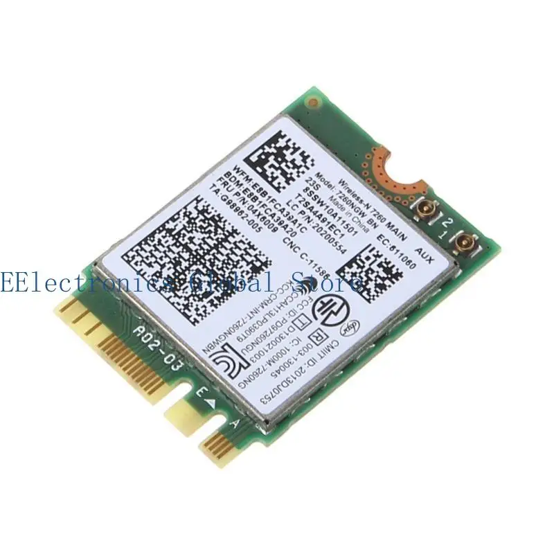 

462B 7260NGW FRU 04W3830 04X6009 04X6086 PCI-E Wireless Wifi Card Module for Lenov