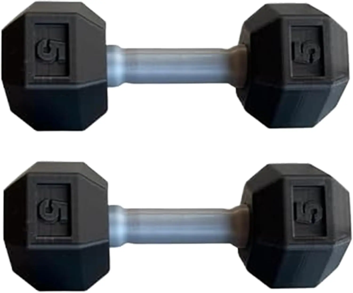 Silicone Dumbbell Set for Baby 1.8x4.7in Mini Hand Weights for Fitness Exercise and Funny Sport Toys for Toddlers Black view 5
