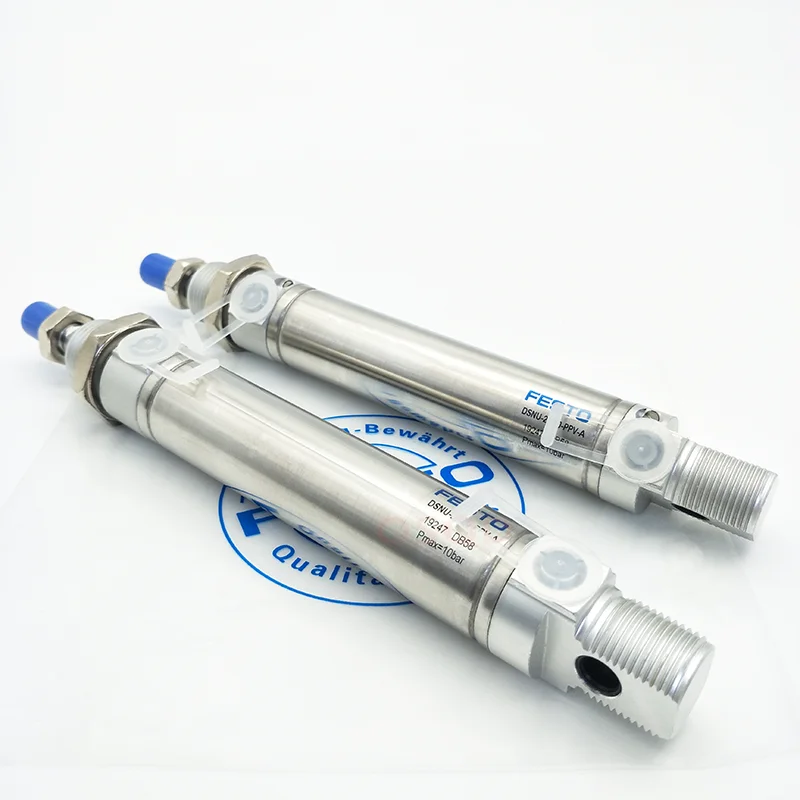 FESTO Cylinders DSNU-8-10-12-16-20-25-30-40-50-80-100-125-160-PPV-A pneumatic cylinderbore small pneumatic cylinder big thrust